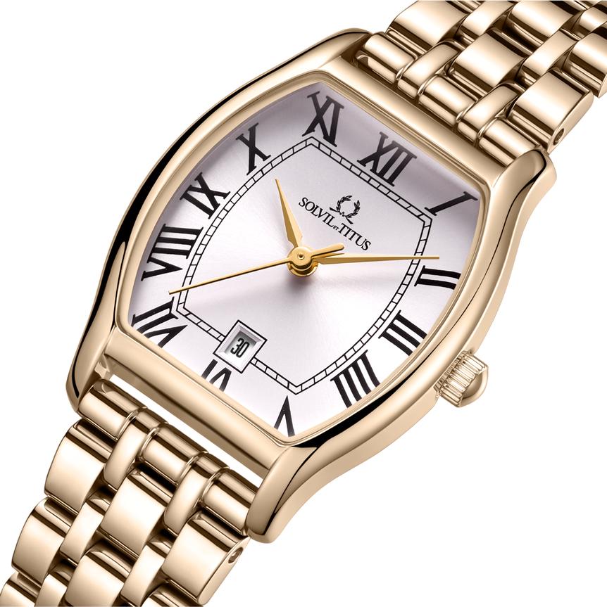 Barista 3 Hands Date Quartz Stainless Steel Watch W06-02825-020