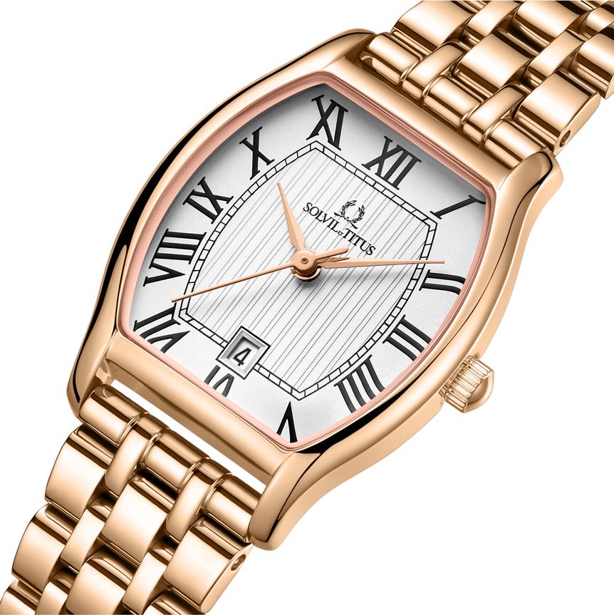 Barista 3 Hands Date Quartz Stainless Steel Watch W06-02825-021