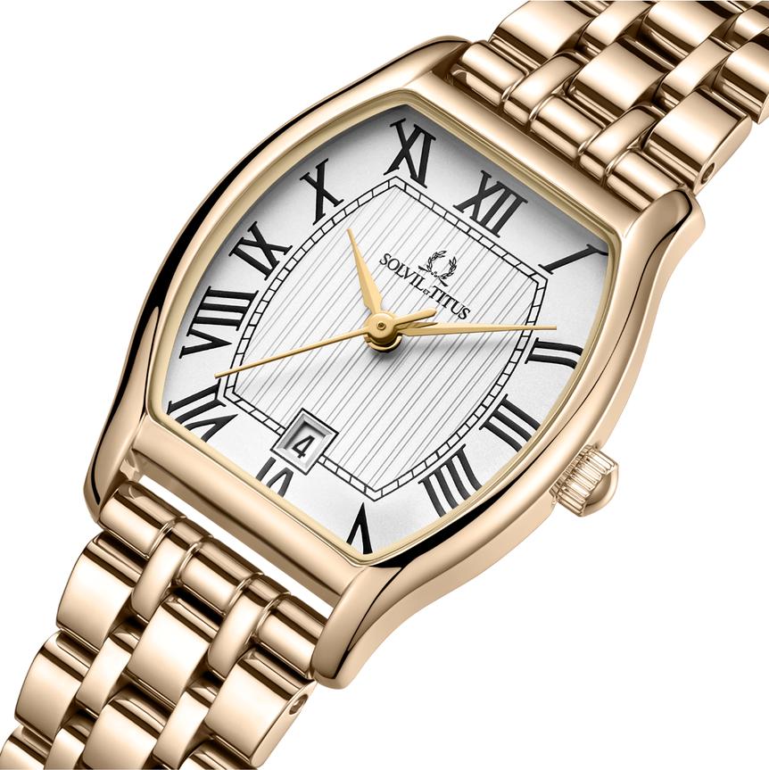 Barista 3 Hands Date Quartz Stainless Steel Watch W06-02825-022