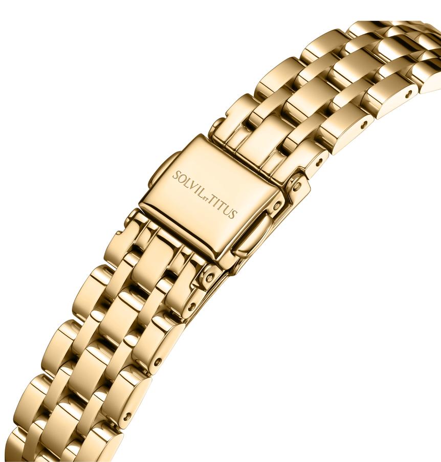 Barista 3 Hands Date Quartz Stainless Steel Watch W06-02825-024