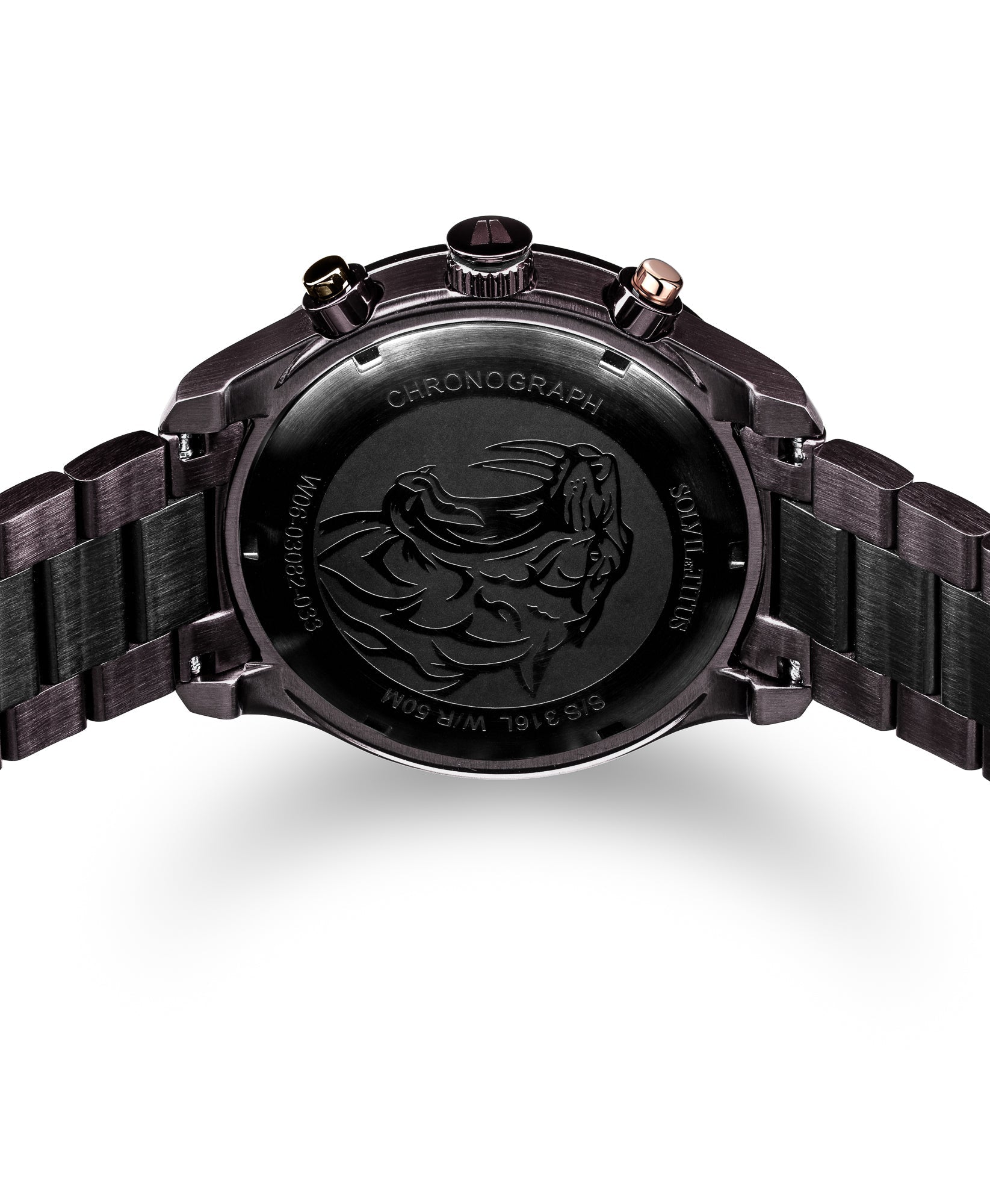 Saber Chronograph Quartz Stainless Steel Watch W06-03082-033