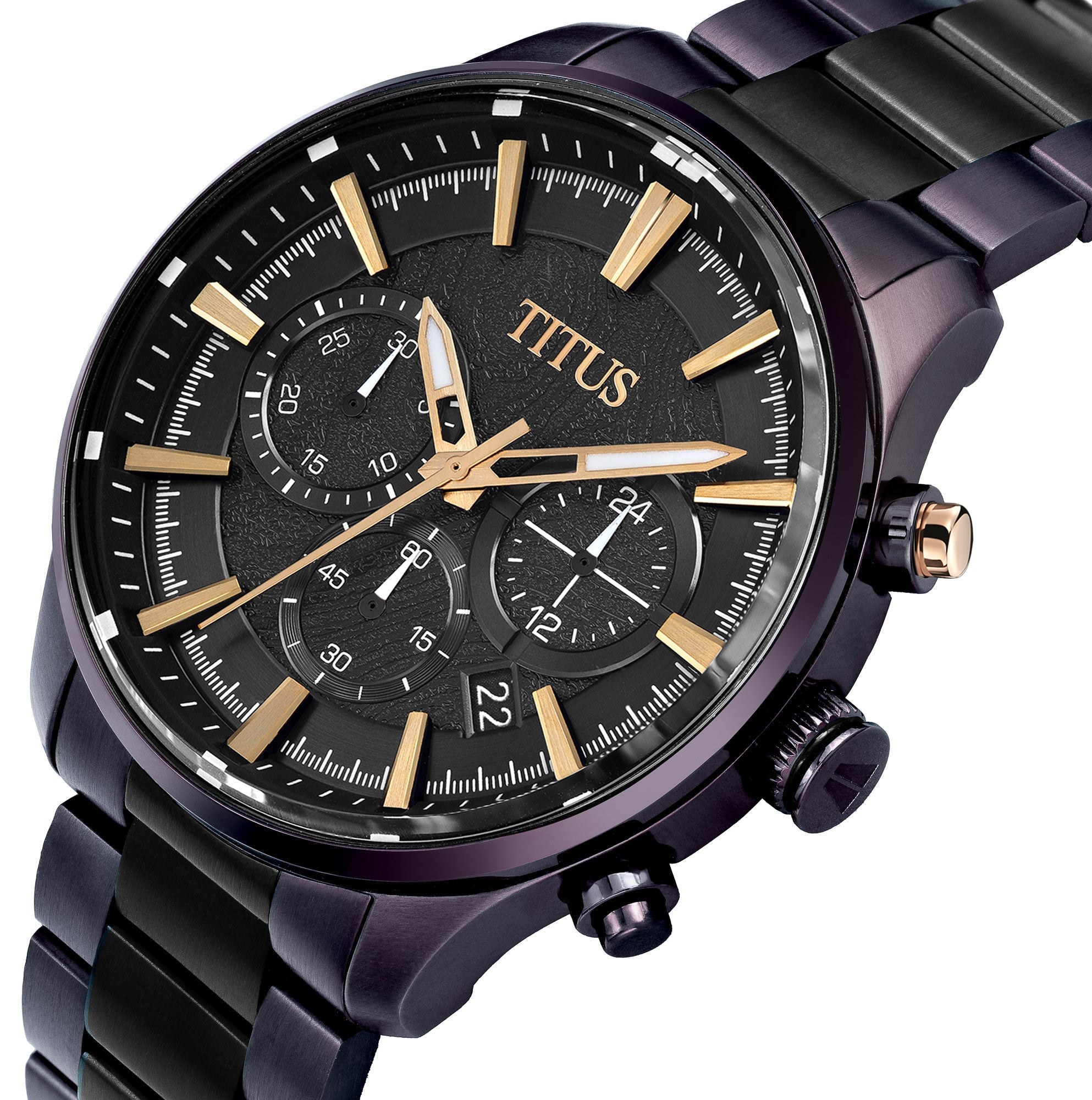 Saber Chronograph Quartz Stainless Steel Watch W06-03082-033