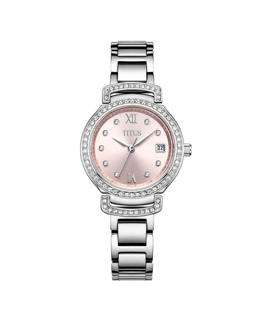 Fair Lady 3 Hands Date Quartz Stainless Steel Watch W06-03139-018