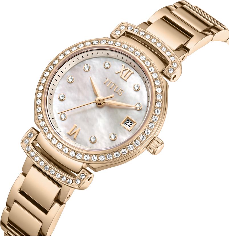 Fair Lady 3 Hands Date Quartz Stainless Steel Watch W06-03139-020
