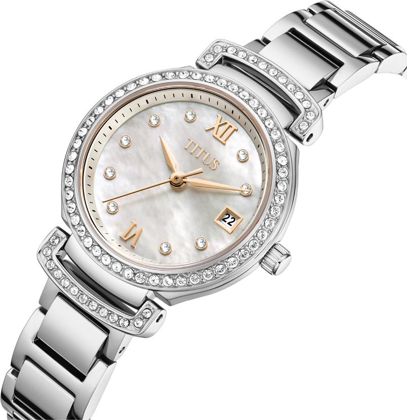 Fair Lady 3 Hands Date Quartz Stainless Steel Watch W06-03139-021