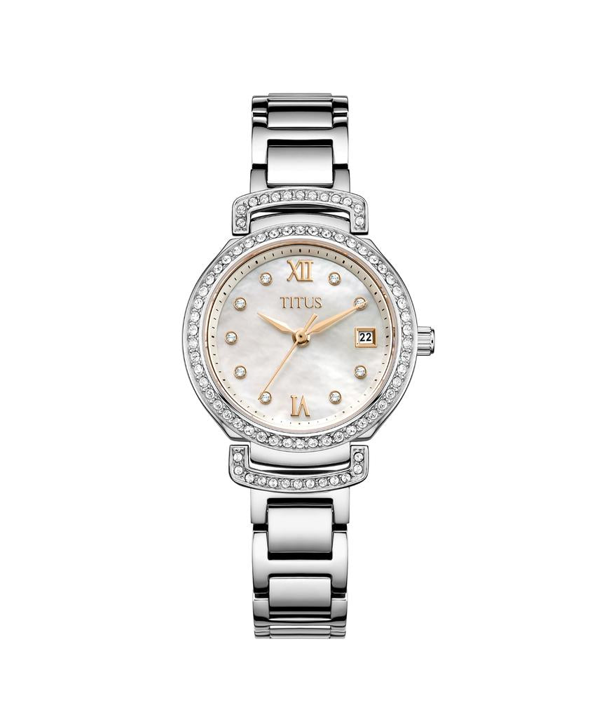 Fair Lady 3 Hands Date Quartz Stainless Steel Watch W06-03139-021