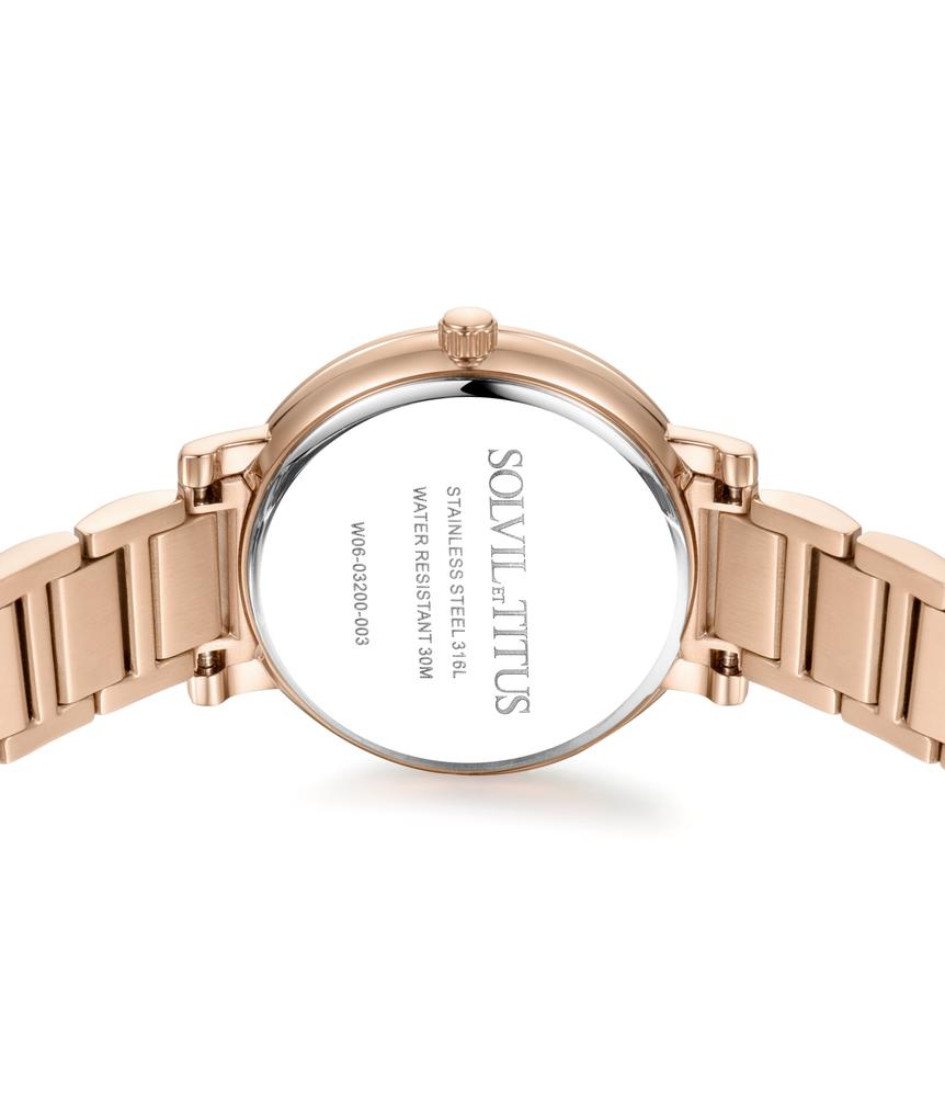 Chandelier 3 Hands Date Quartz Stainless Steel Watch W06-03200-003