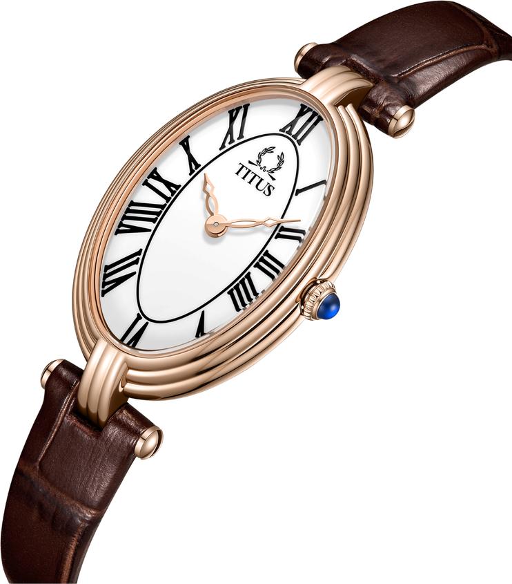 Once 2 Hands Quartz Leather Watch W06-03207-020