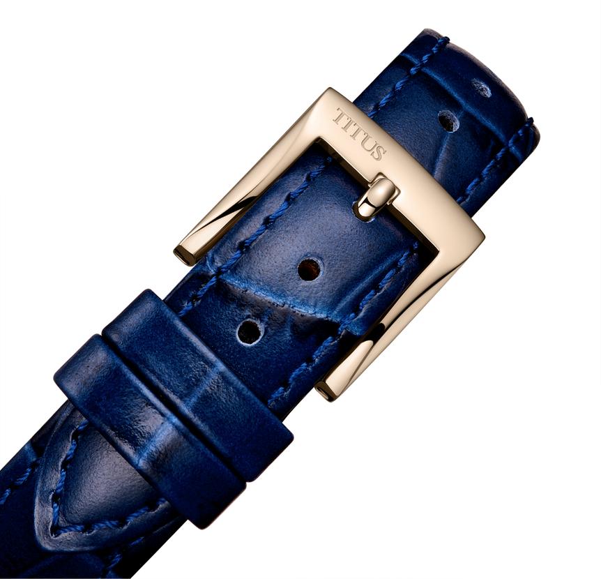 Devot Multi-function Day & Night Quartz Leather Watch W06-03263-007
