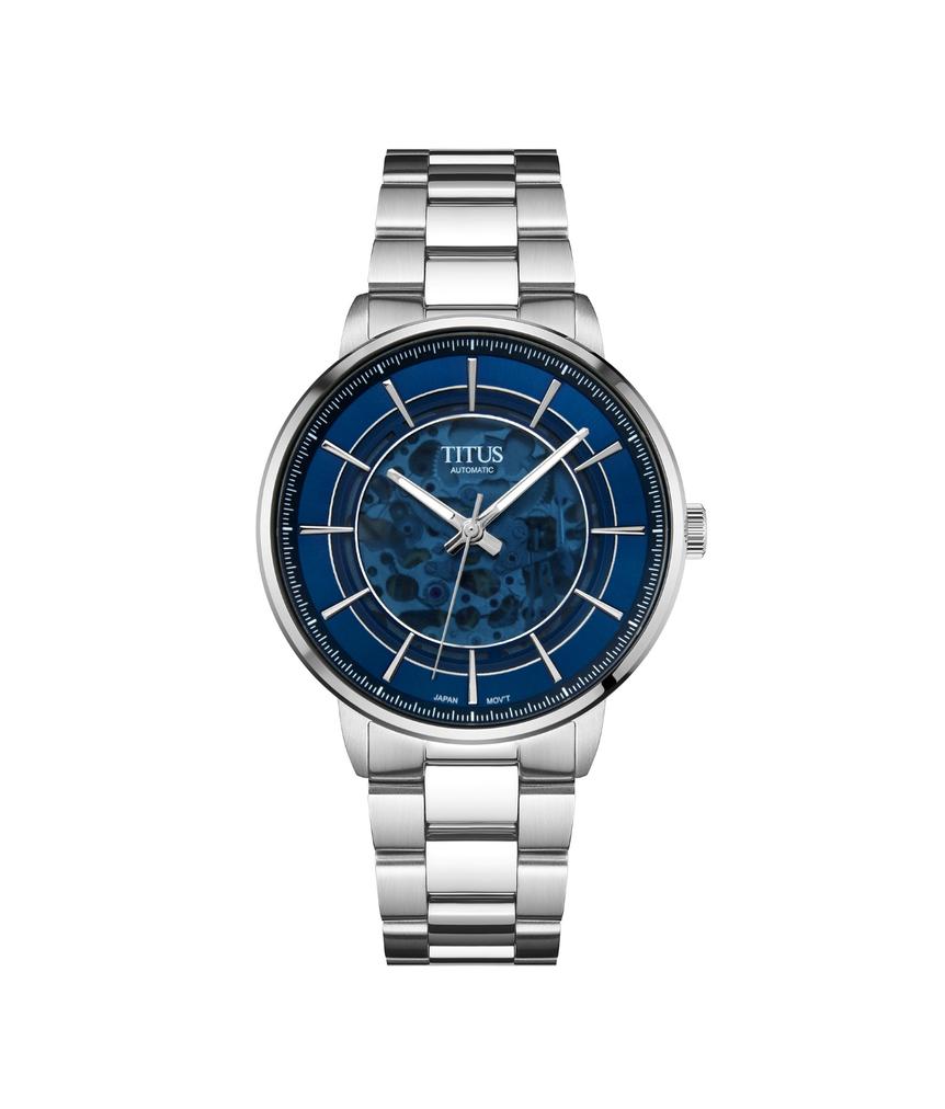 Enlight 3 Hands Skeleton Mechanical Stainless Steel Watch W06-03305-006