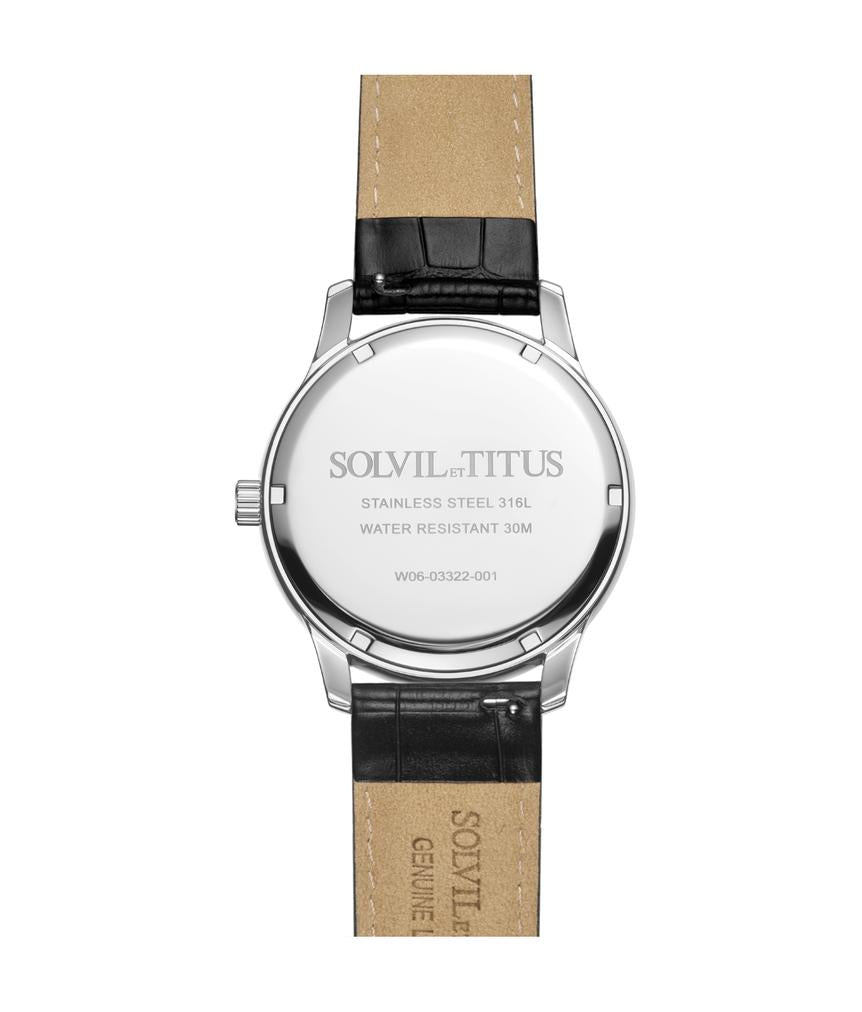 Classicist Multi-Function with Day Night Indicator Quartz Leather Watch W06-03322-001