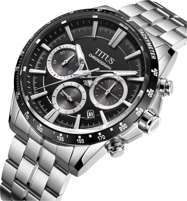 Saber Chronograph Quartz Stainless Steel Watch W06-03337-007