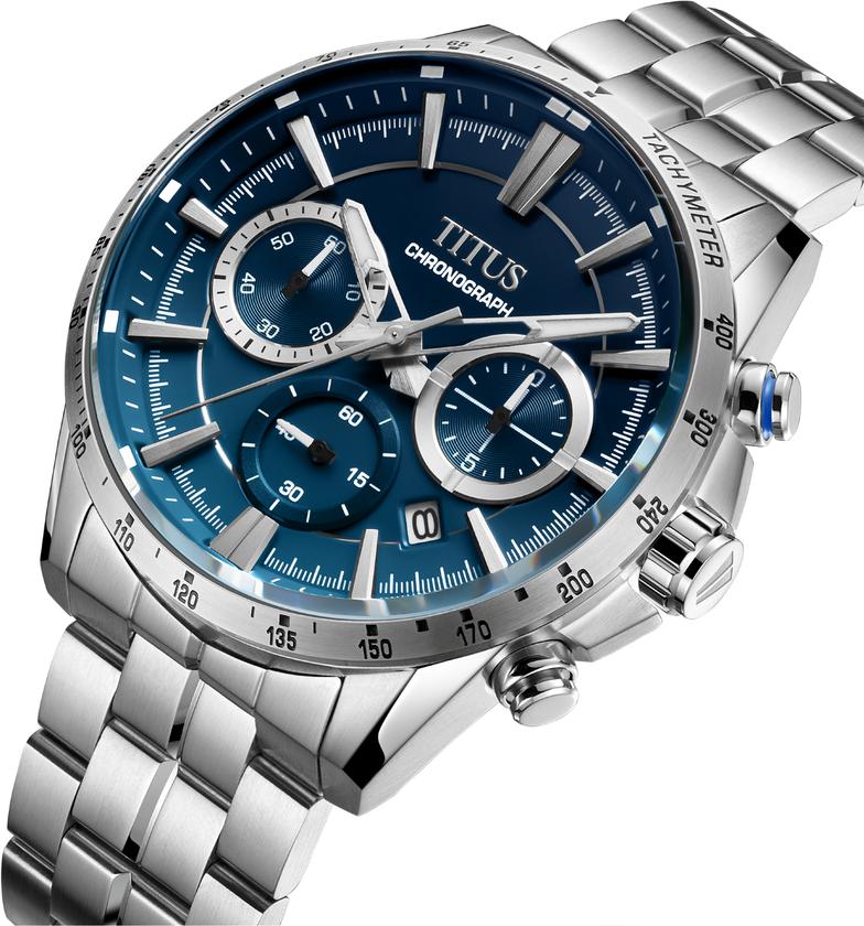 Saber Chronograph Quartz Stainless Steel Watch W06-03337-011