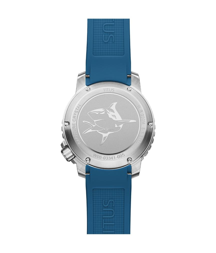 The Cape 3 Hands Date Mechanical Silicone Watch W06-03341-005