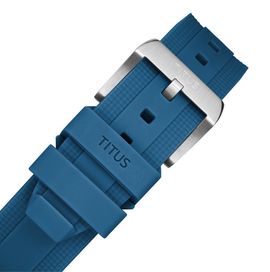 The Cape 3 Hands Date Mechanical Silicone Watch W06-03341-005