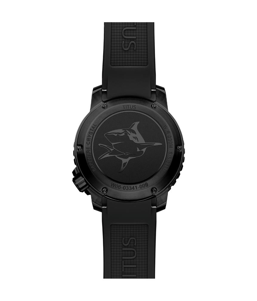 The Cape 3 Hands Date Mechanical Silicone Watch W06-03341-009
