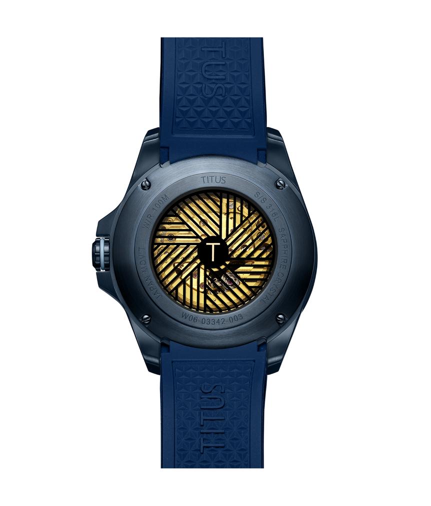 Quest Multi-Function Mechanical Silicone Watch W06-03342-003