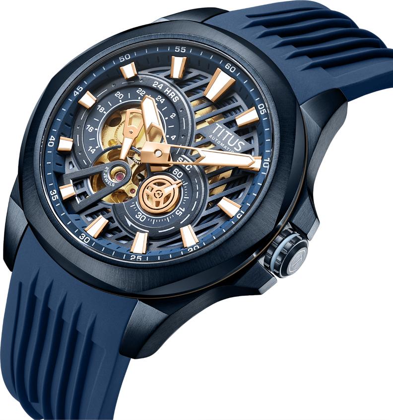 Quest Multi-Function Mechanical Silicone Watch W06-03342-003