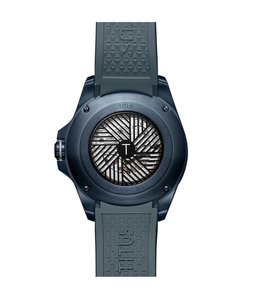 Quest Multi-Function Mechanical Silicone Watch W06-03342-004