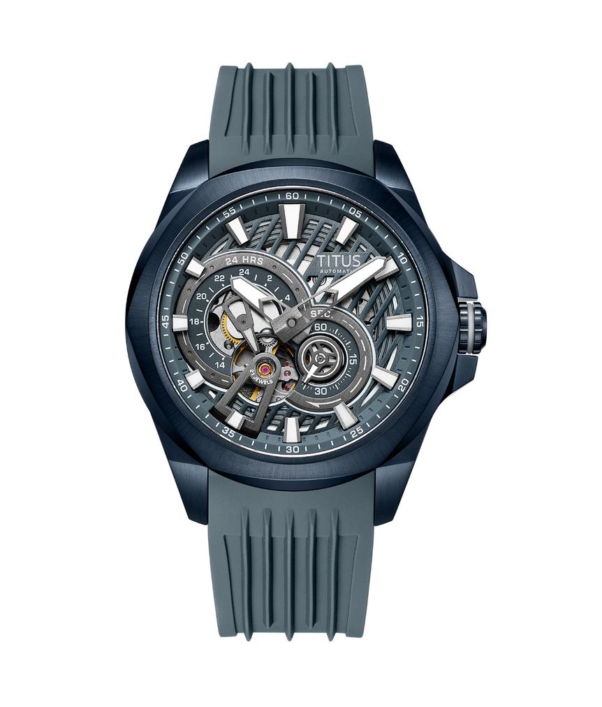 Quest Multi-Function Mechanical Silicone Watch W06-03342-004