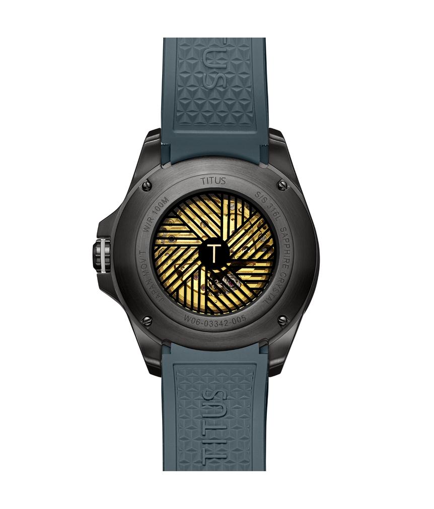 Quest Multi-Function Mechanical Silicone Watch W06-03342-005