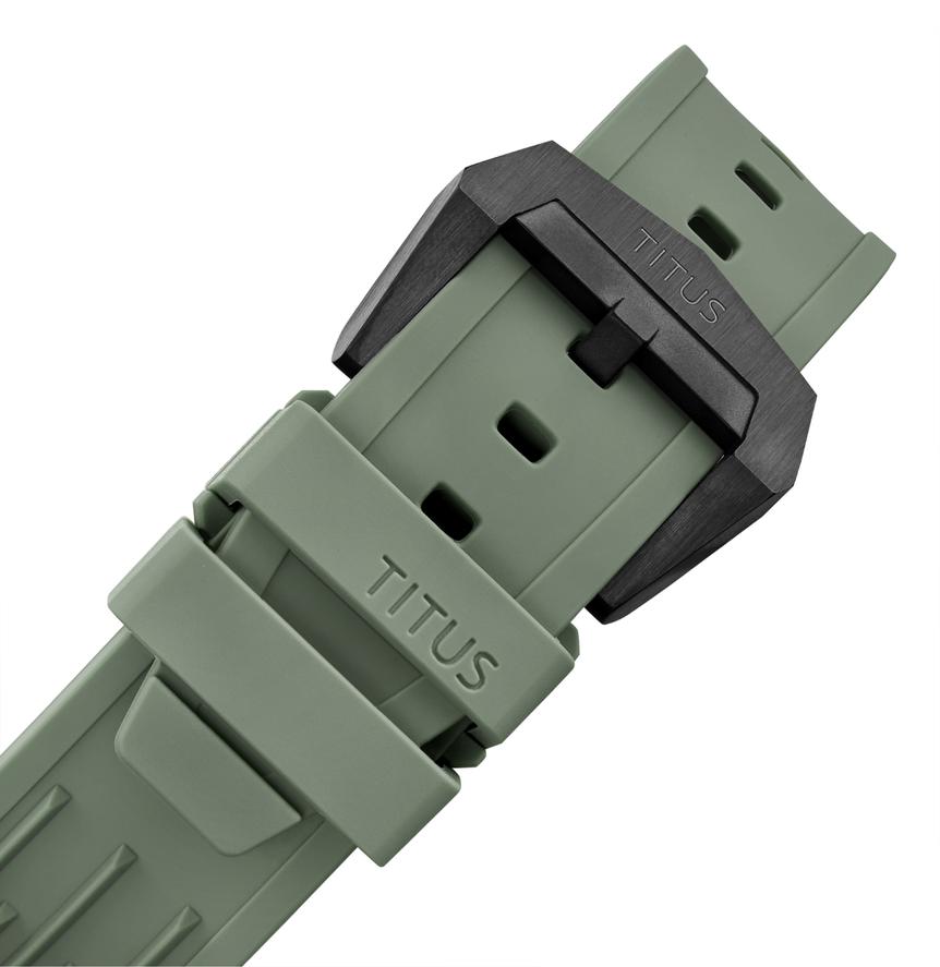 Quest Multi-Function Mechanical Silicone Watch W06-03342-006