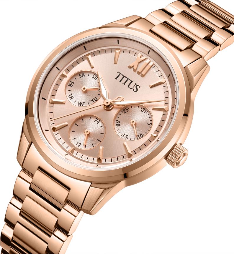Fashionista Multi-Function Quartz Stainless Steel Watch W06-03346-005