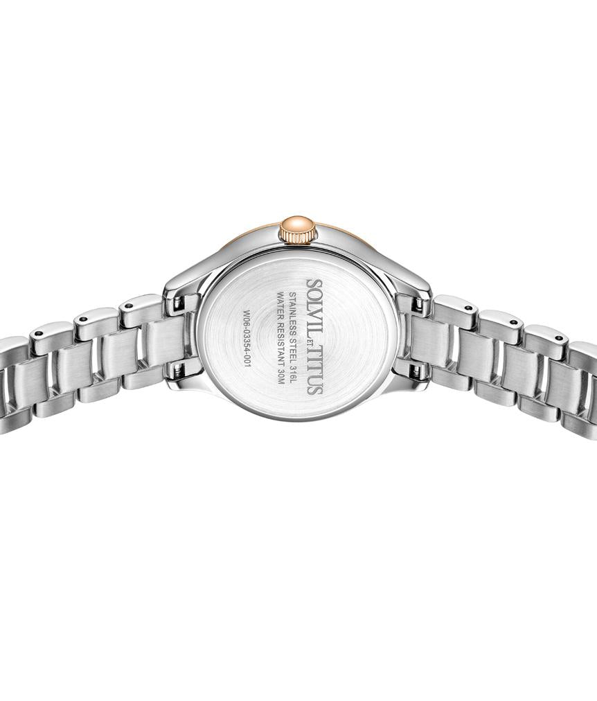 Fair Lady 3 Hands Date Quartz Stainless Steel Watch W06-03354-001