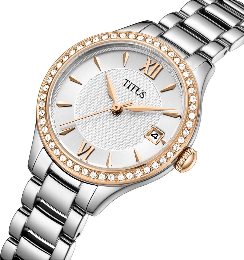 Fair Lady 3 Hands Date Quartz Stainless Steel Watch W06-03354-001
