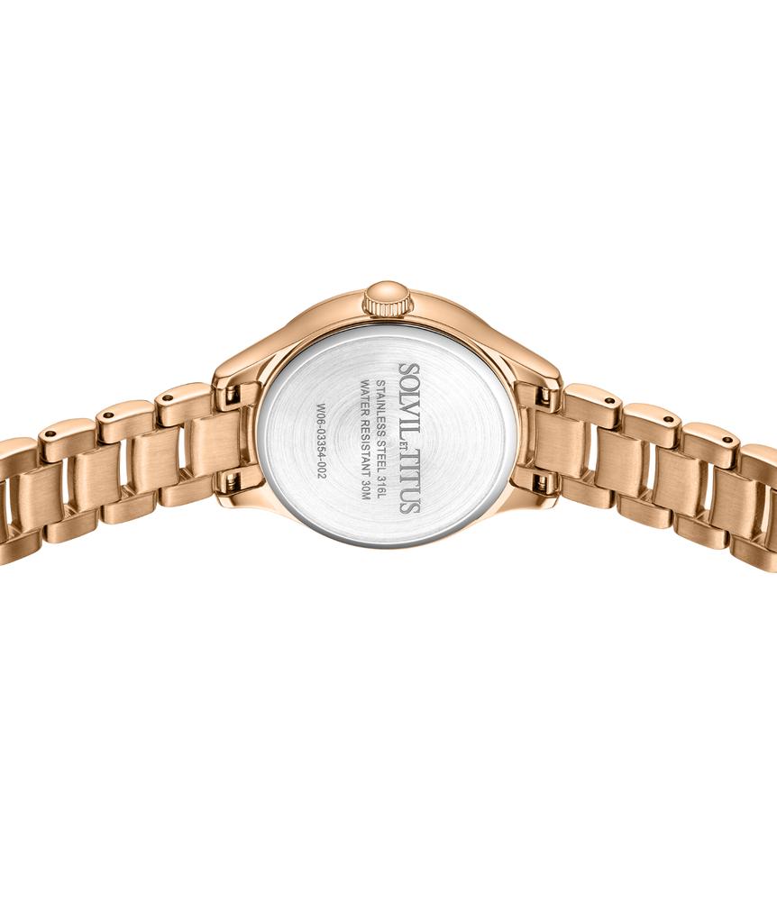 Fair Lady 3 Hands Date Quartz Stainless Steel Watch W06-03354-002
