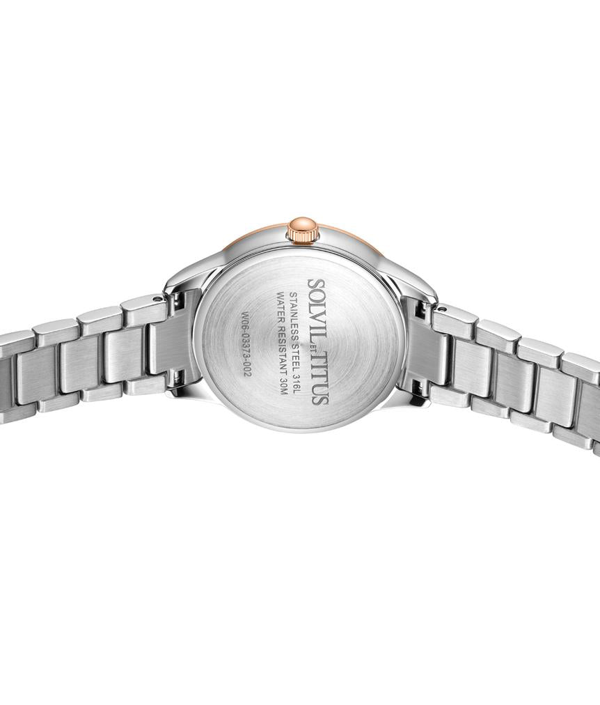 Fair Lady 3 Hands Date Quartz Stainless Steel Watch W06-03373-002