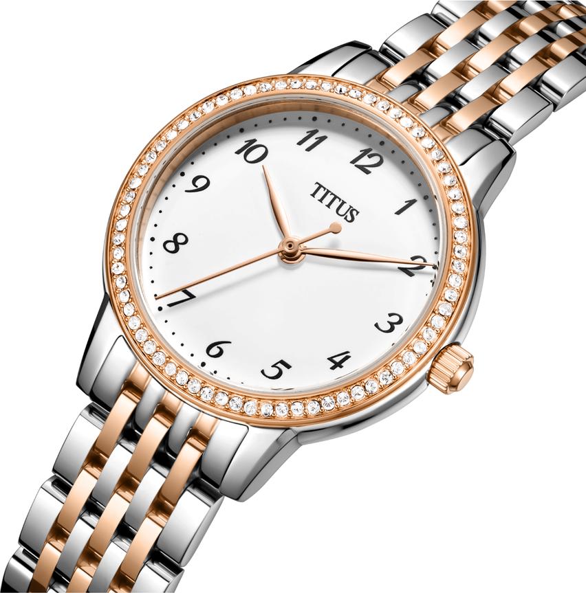 Fair Lady 3 Hands Quartz Stainless Steel Watch W06-03374-002