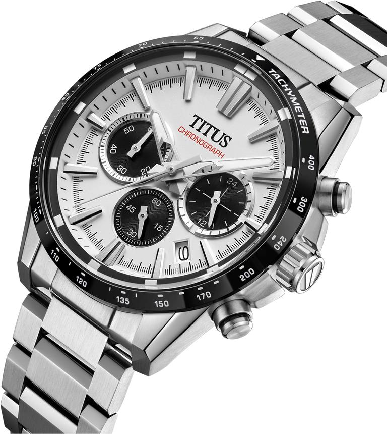 Saber Chronograph Quartz Stainless Steel Watch W06-03401-001