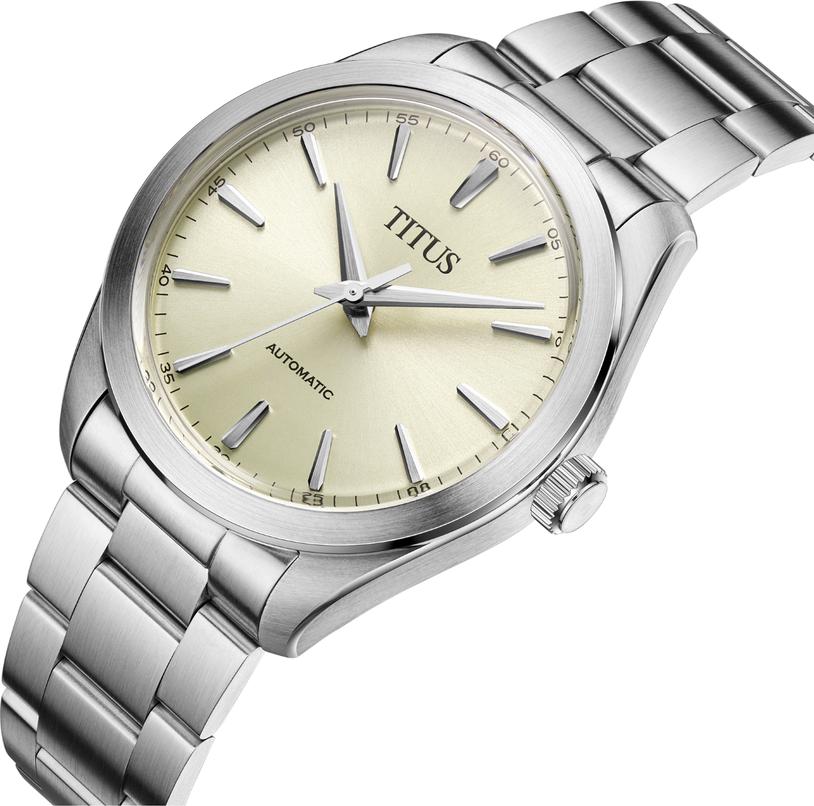 Cervus 3 Hands Mechanical Stainless Steel Watch W06-03403-001