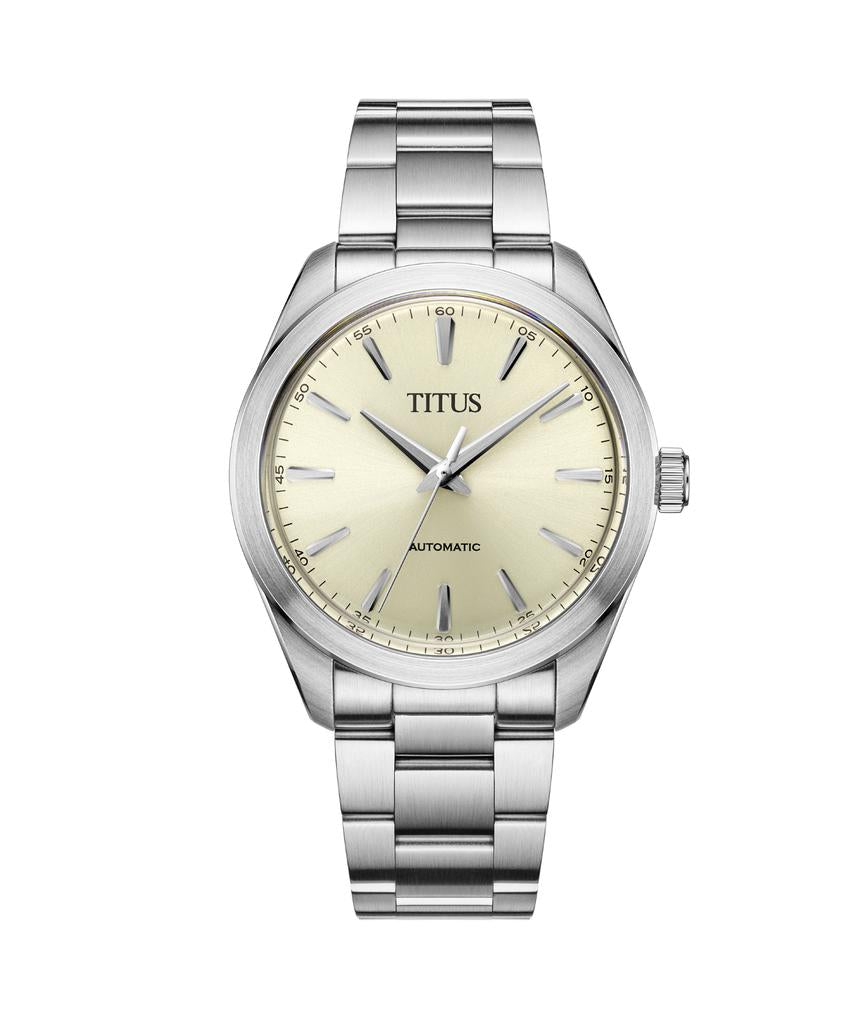 Cervus 3 Hands Mechanical Stainless Steel Watch W06-03403-001