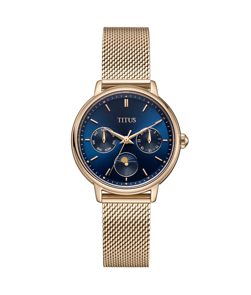 Fashionista Multi-function Day & Night Quartz Stainless Steel Watch W06-03404-005