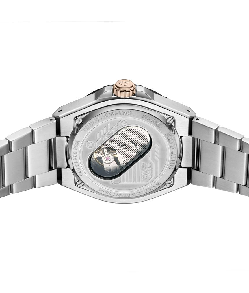 Voyager Multi-Function Mechanical Stainless Steel Watch W06-03410-013