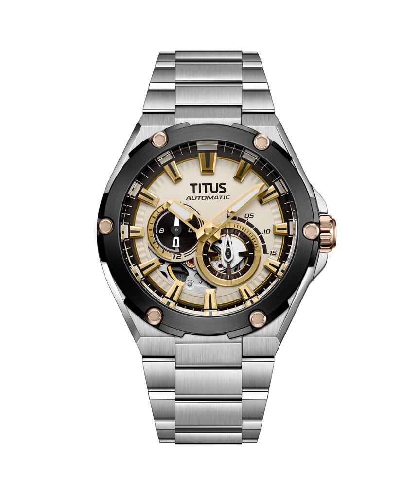Voyager Multi-Function Mechanical Stainless Steel Watch W06-03410-013