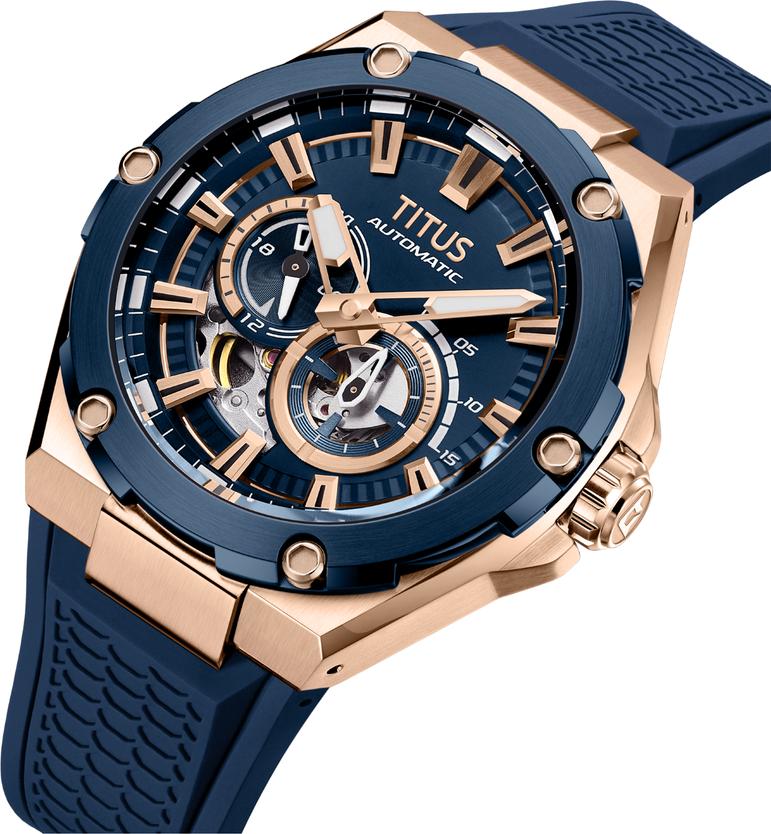 Voyager Multi-Function Mechanical Silicone Watch W06-03410-014