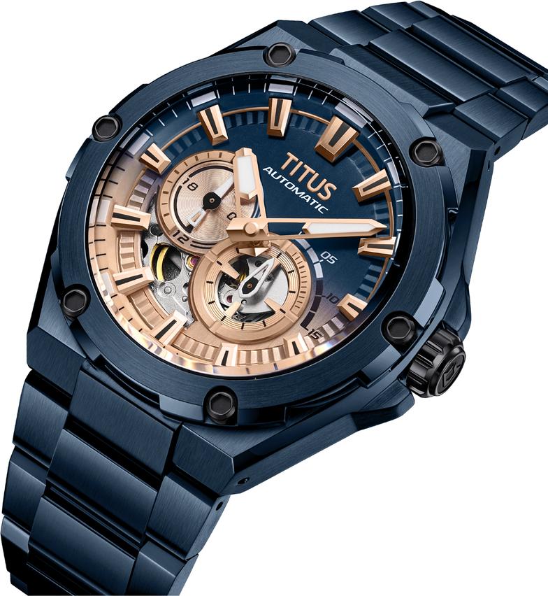 Voyager Multi-Function Mechanical Stainless Steel Watch W06-03410-015