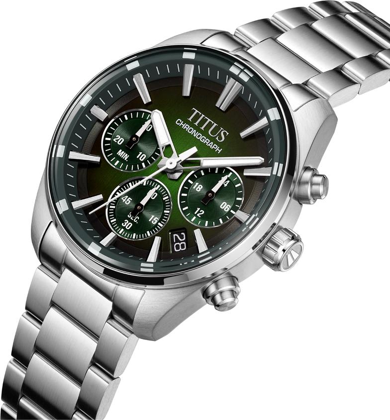 Saber Chronograph Quartz Stainless Steel Watch W06-03414-002