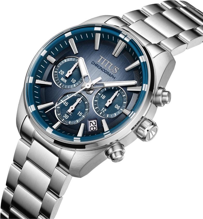 Saber Chronograph Quartz Stainless Steel Watch W06-03414-004
