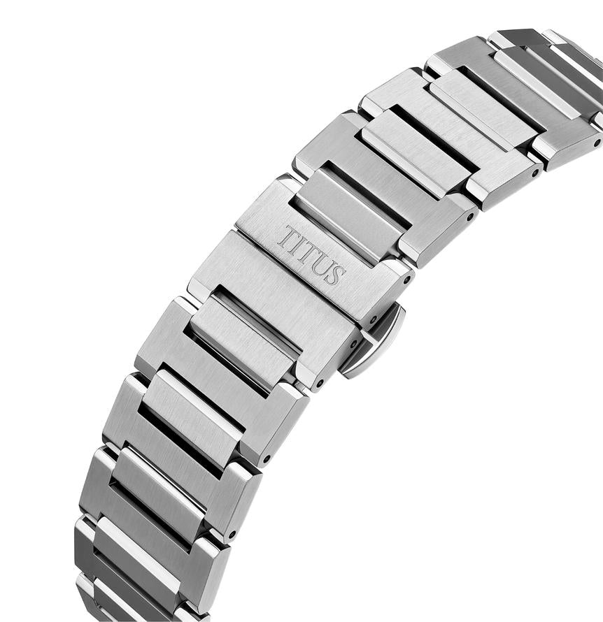 Vinyl Chronograph Quartz Stainless Steel Watch W06-03415-003