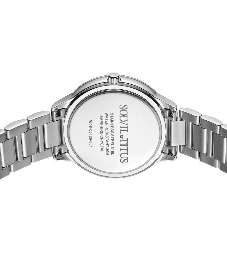 Fashionista Multi-Function Quartz Stainless Steel Watch W06-03428-001