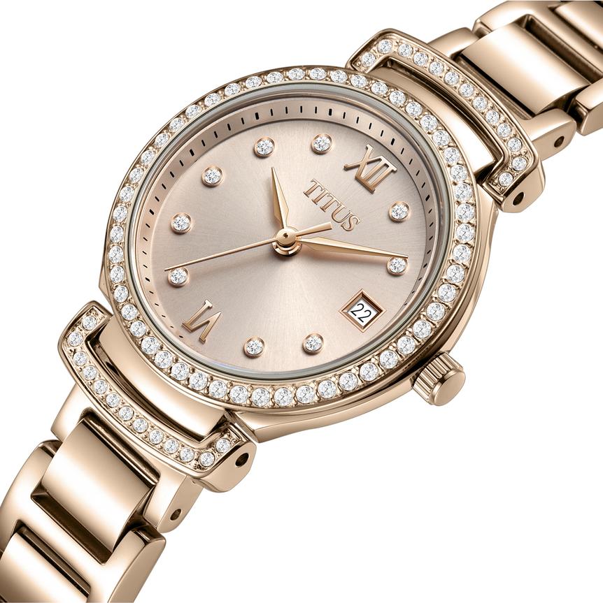 Fair Lady 3 Hands Date Quartz Stainless Steel Watch W06-03139-015