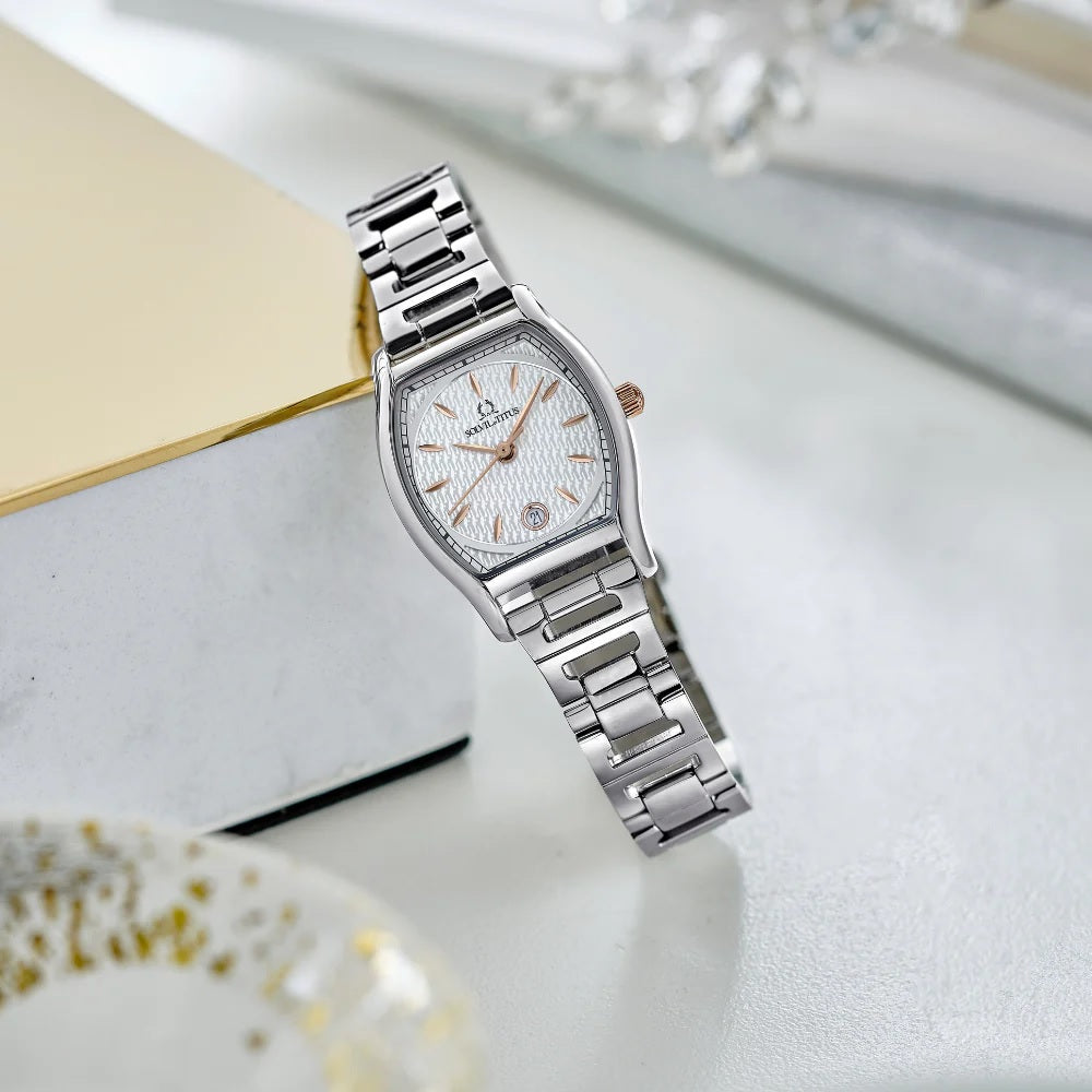Barista 3 Hands Date Quartz Stainless Steel Watch W06-03326-001