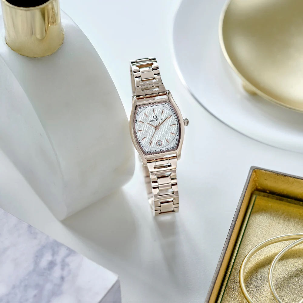 Barista 3 Hands Date Quartz Stainless Steel Watch W06-03326-003
