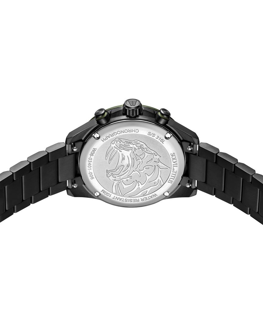 Saber Chronograph Quartz Stainless Steel Watch W06-03401-006