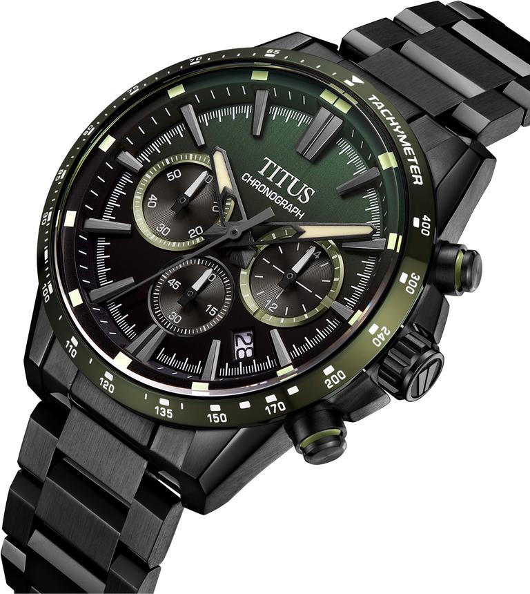 Saber Chronograph Quartz Stainless Steel Watch W06-03401-006
