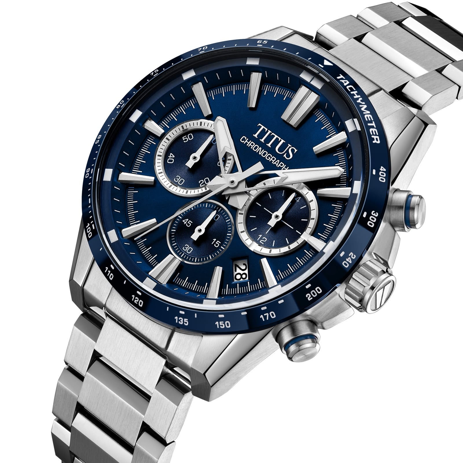 Saber Chronograph Quartz Stainless Steel Watch W06-03401-009